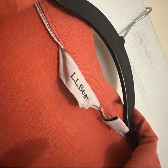 LL Bean Women's Coral Denim Jean Jacket Size Large Petite LP - Picture 3 of 7